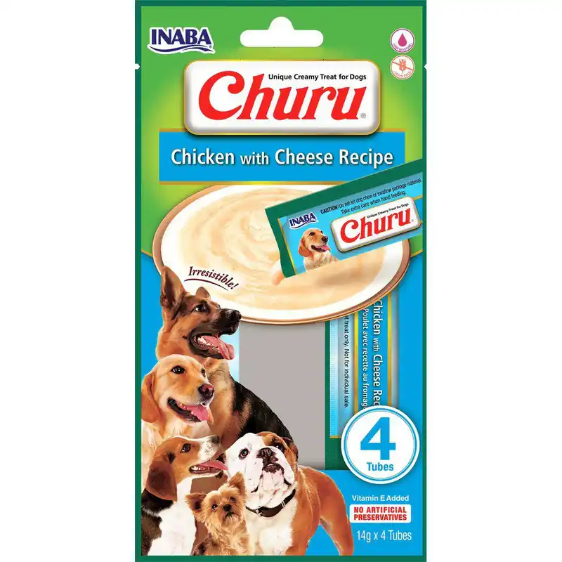 Kampanjpris Churu - Hundsov 4 st. - kyckling & ost