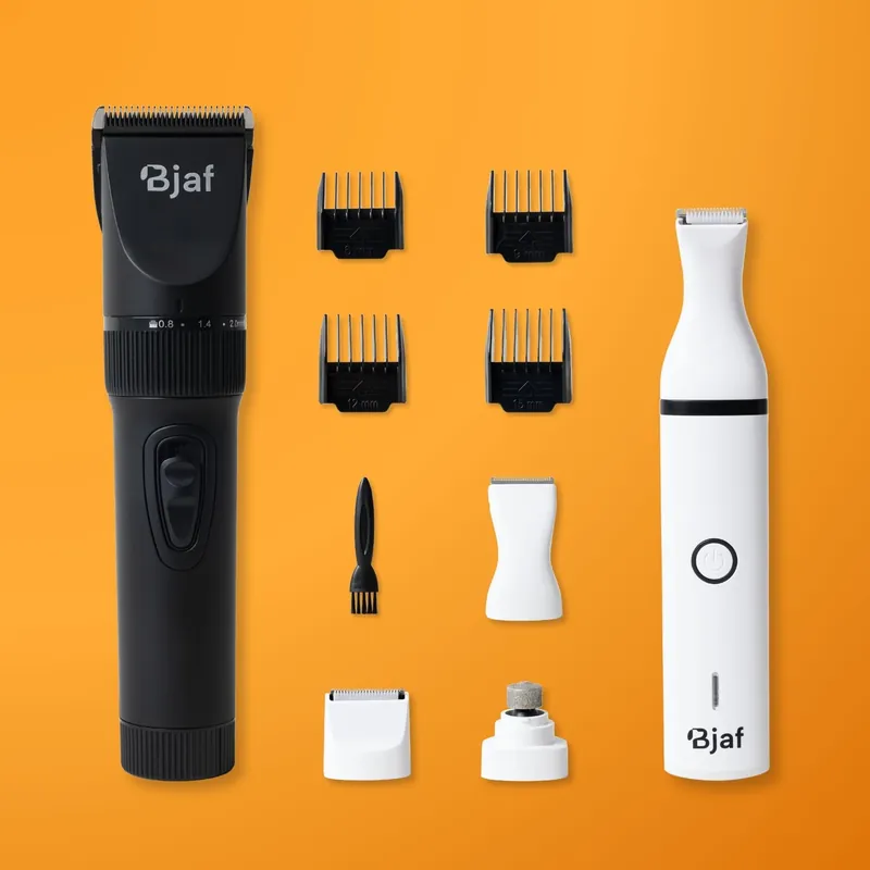 Erbjudande Bjaf Hundtrimmer paket Hundtrimmer + Klippmaskin 2-i-1