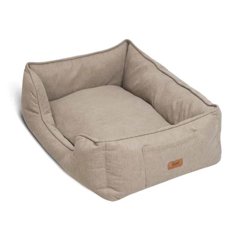Nedsatt pris Bjaf - Alba antibakteriell hundsäng beige
