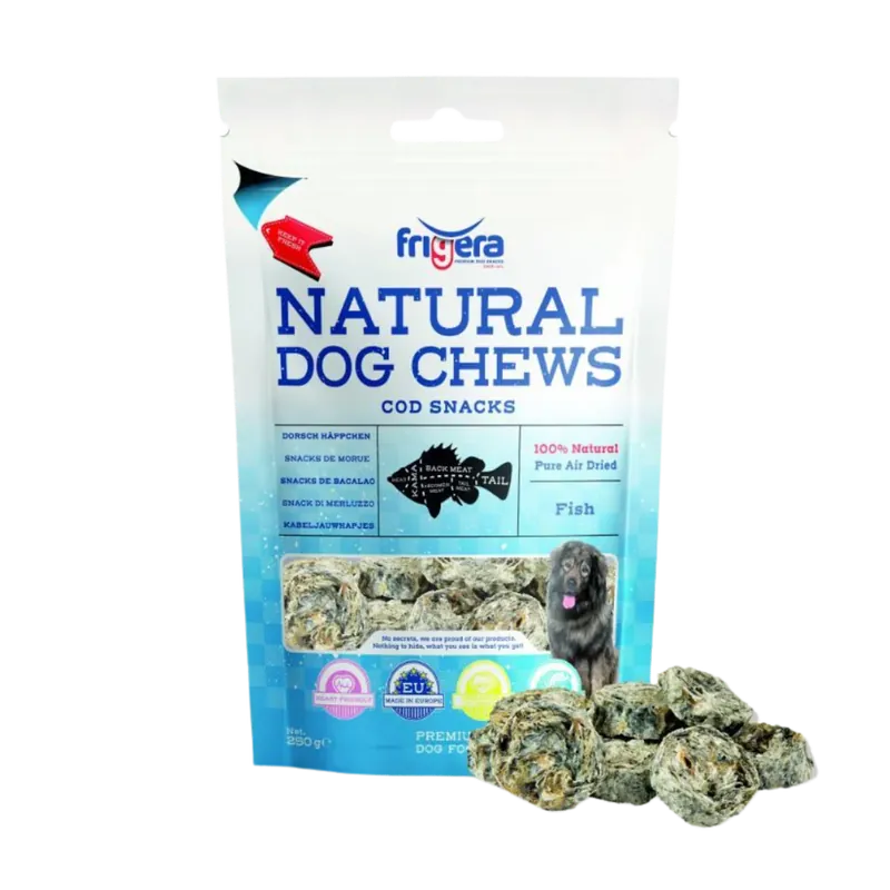Frigera - Naturliga hundtugg torsk, 250gr Kampanjpris