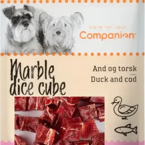 Beställ nu Companion - Marmor tärningskub - och & torsk, 80g
