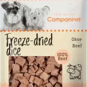 Sista chansen Companion - Frystorkade tärningar - nötkött 40g