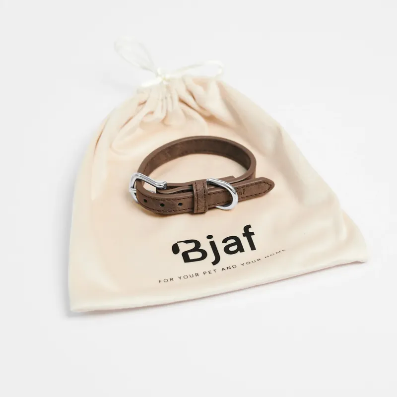 Kampanjpris Bjaf - Milano halsband, mocca - Stål