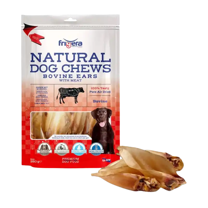 Frigera - Naturliga hundtugg Oxöron m. kött, 250g Beställ idag