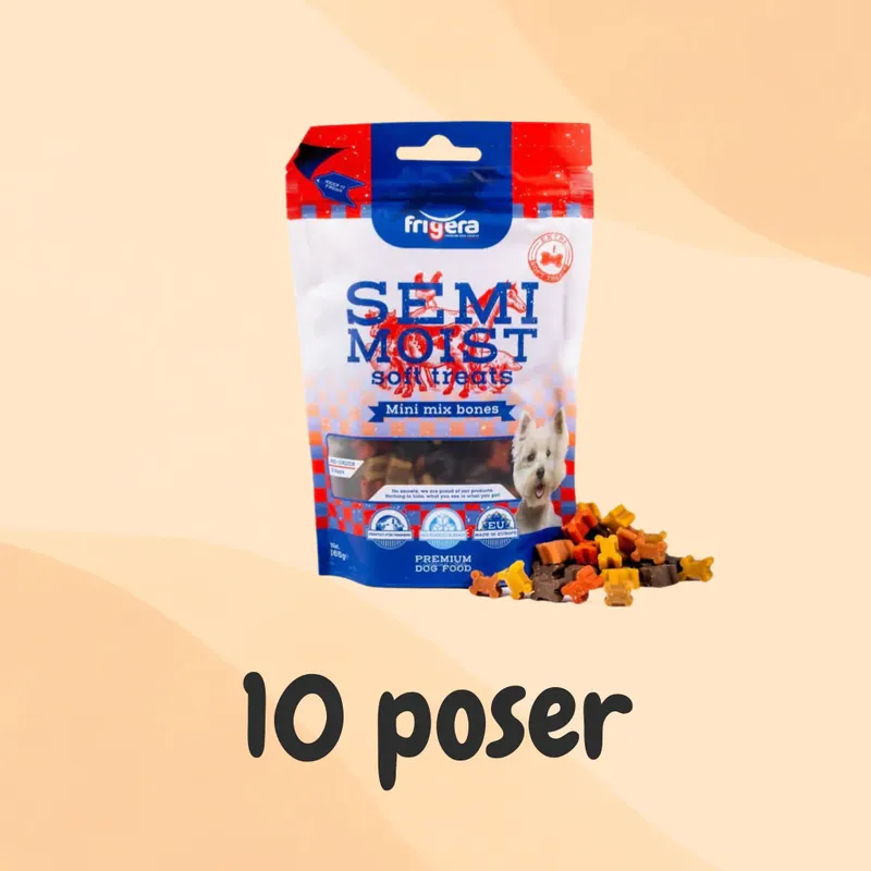Begränsad tid 10 påsar Frigera mini mix ben 165g. (JA TACK ERBJUDANDE)