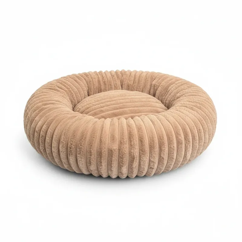 CozyCloud Donut Hundbädd – Sandy Beige Billigare