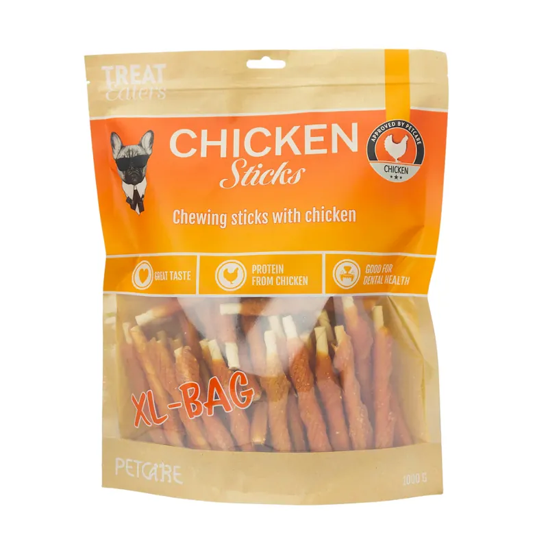 Treat Eaters Kycklingsticks No-Hide – 1 kg I lager
