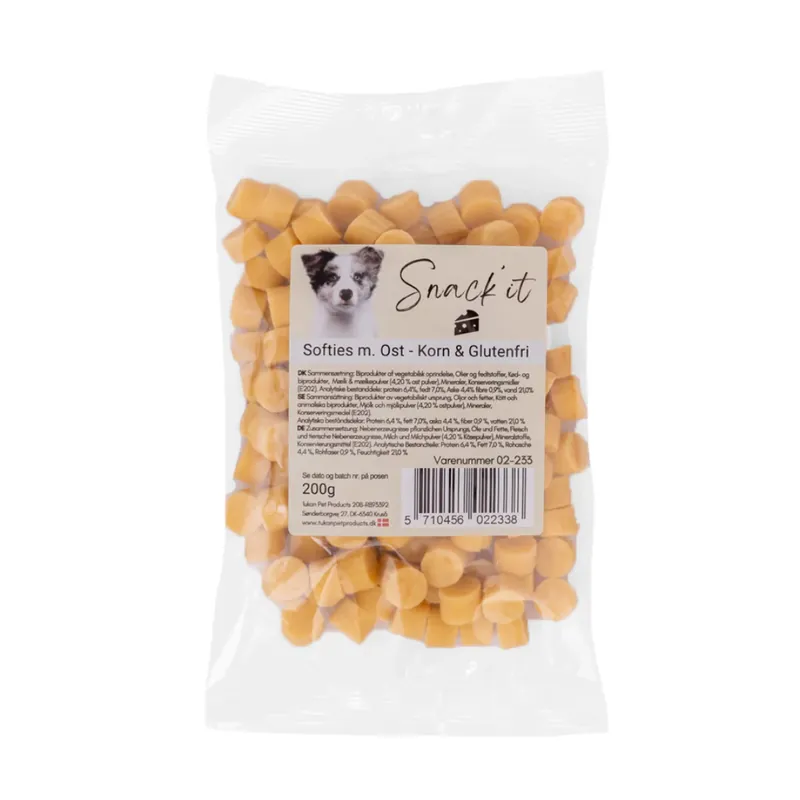 Kundfavorit Snack it - Softies m. ost, 200g