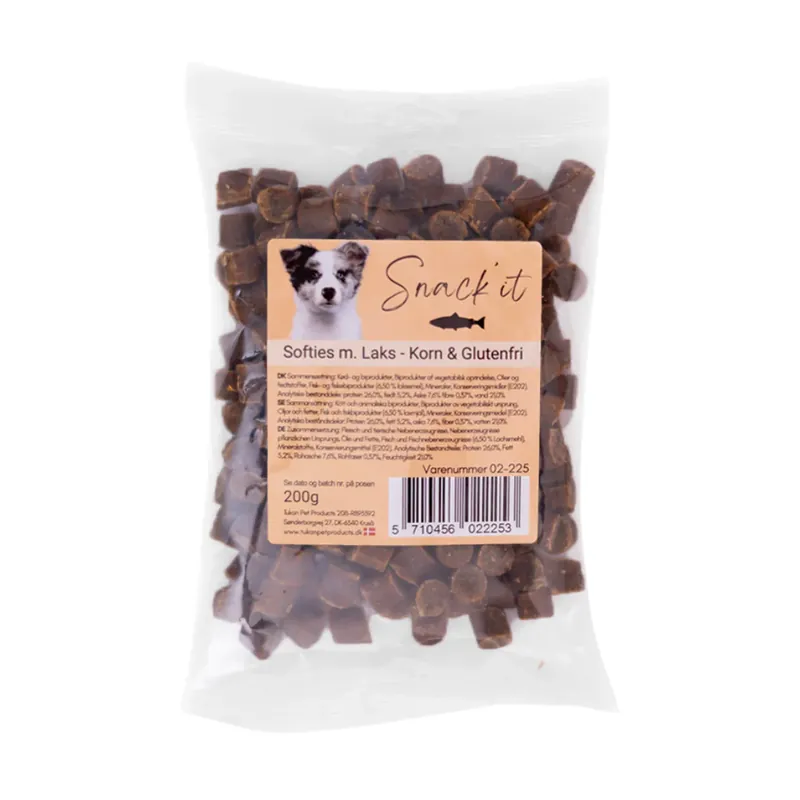 Rabatt Snack it - Softies m. lax, 200g