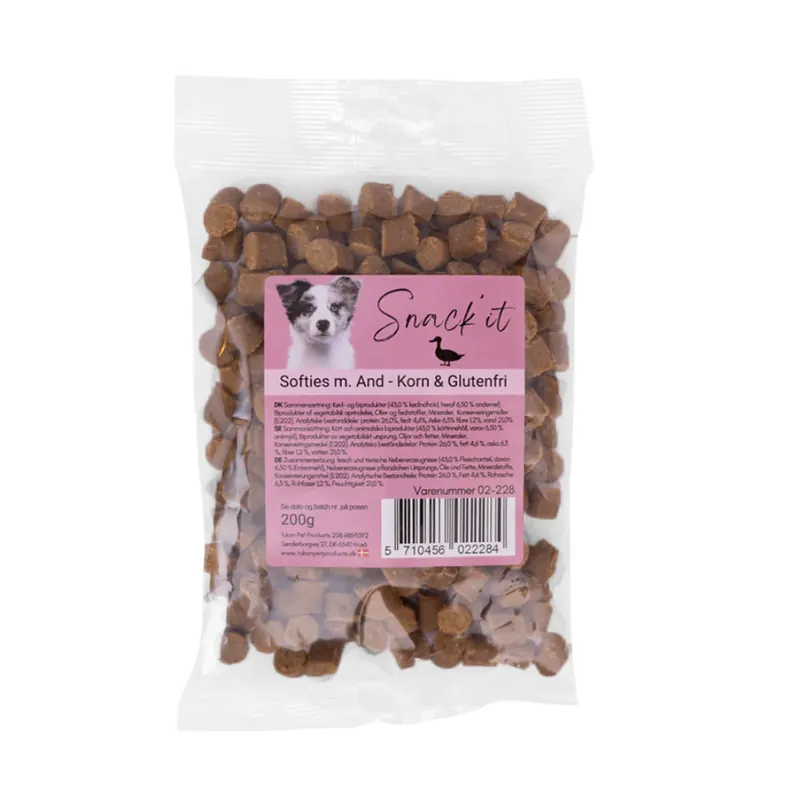 Kampanjpris Snack it - Softies m. anka, 200g