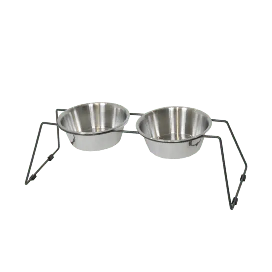 Kentucky Dog Bowl Comfort Feeder - Svart Kampanj