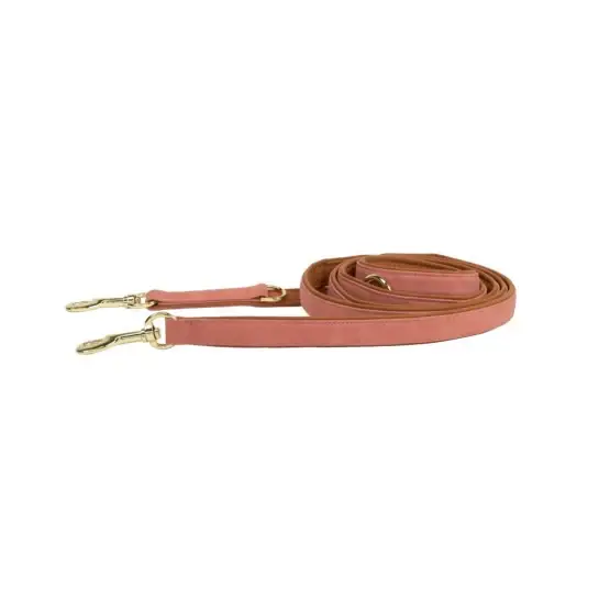 prisnedsättning Kentucky Dog Lead Vegan Läder - Persika/Brun - 250cm