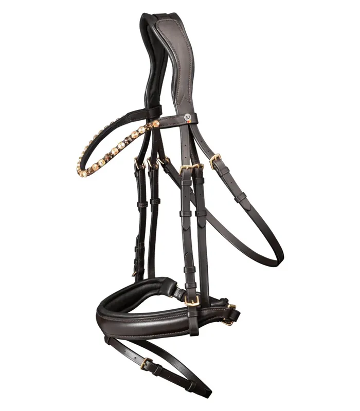 Rabatt Waldhausen X-Line Goldheart träns - brunt