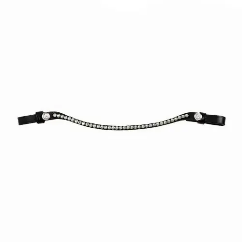 Finesse Bridles Pannband - "Swarovski" - svart/grå Kampanj