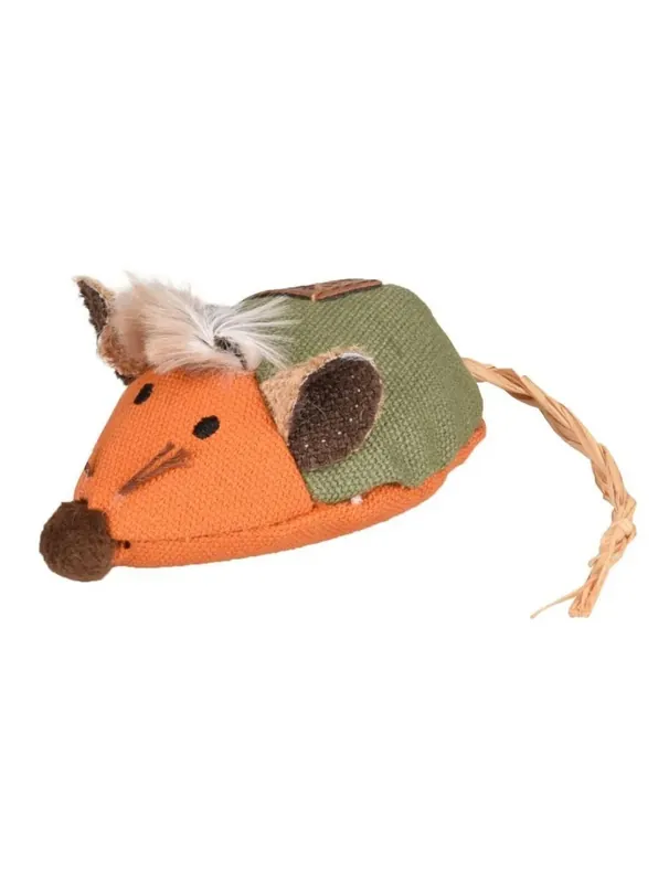 Toy cat, Natura Delight Mouse med ljud I lager