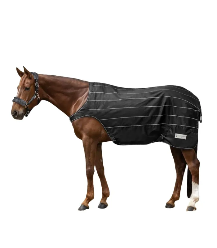 Billigare Waldhausen reflex ländryggsfilt - svart/silvergrå - 145 cm