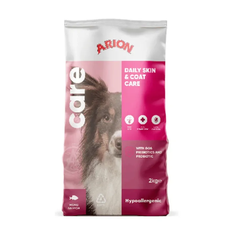Expressleverans Arion Care - Allergiförebyggande - hud & päls med lax - 12 kg