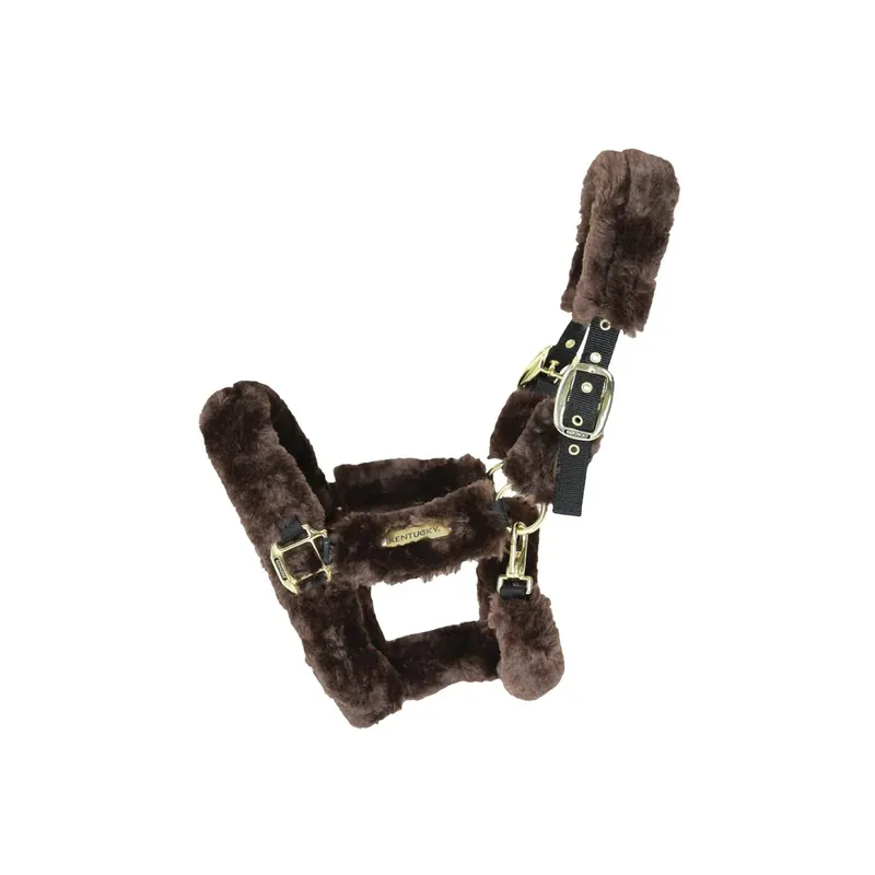 Köp online Kentucky Horsewear Lammskinnsgrimma - Brun