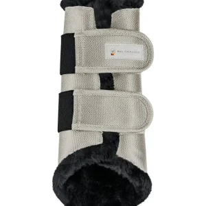Begränsat erbjudande Waldhausen - Comfort Dressage Damasker med fuskpäls - Sand/Svart