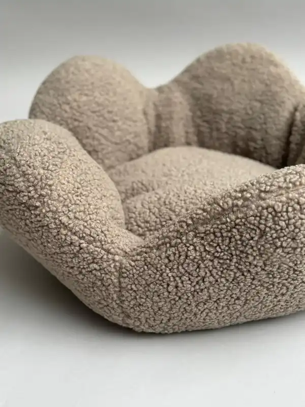 Expressleverans Barkly Flower Dog Bed - Rice Brown