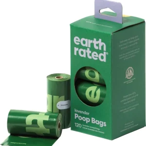 Populär Earth Rated Dog påsar med lavendeldoft - 8 rullar