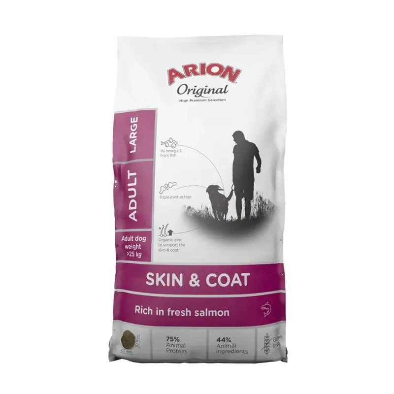 Arion Care - allergiförebyggande - hud & päls med lax - 2 kg Sista chansen