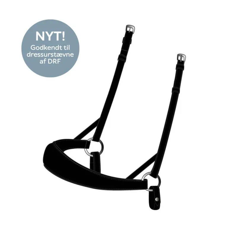 Erbjudandepris CATAGO - Gentle Bridle Nosgrim med. Samlingsringar - Svart