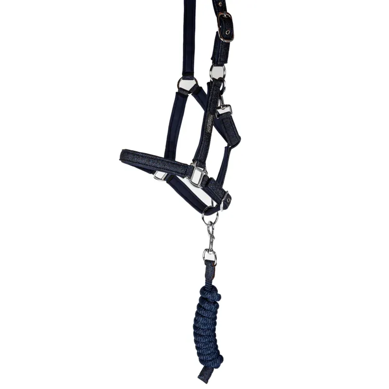 Top Reiter - "Glitrandi" Halter & Pull Rope - Blå Nyhet