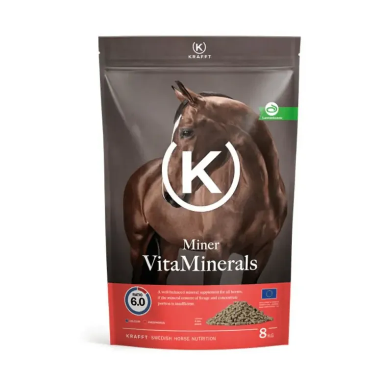 Lägg i varukorgen KRAFFT - VitaMinerals - Højdoseret Vitamin- og Mineraltilskud - 8 kg
