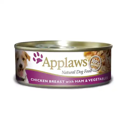 Applaws Dog Kyllingbrbröst, Skinka & Grönsaker 156 g Beställ nu