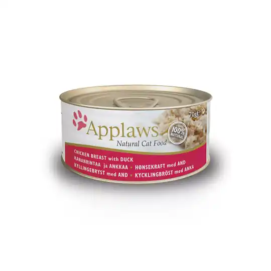 I lager Applaws Kyckling & Anka 70 g