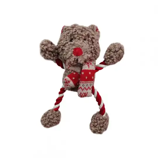 Rabatter Bark-a-Boo ChristmasLodge Nalle med Repben