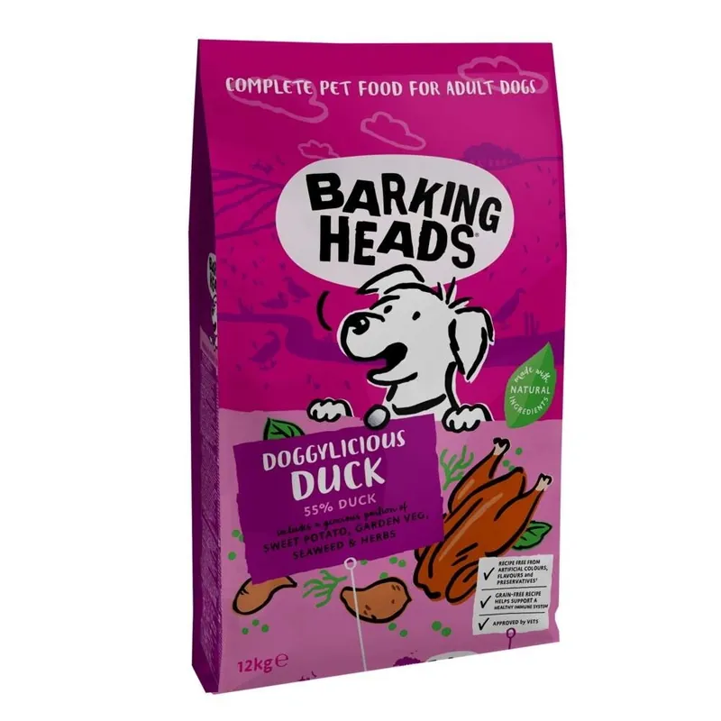 Barking Heads Doggylicious Duck (12 kg) I lager