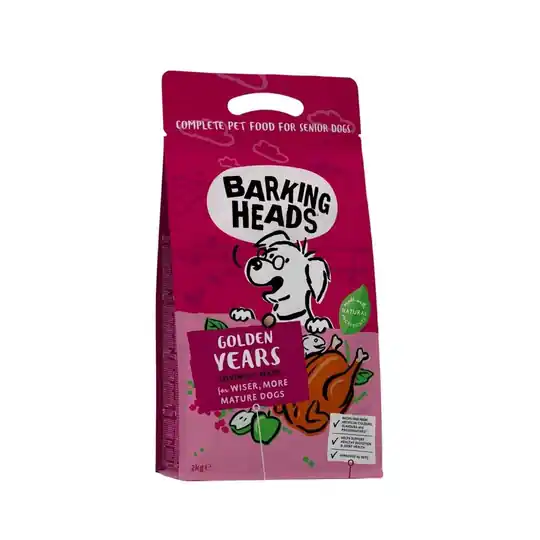 Barking Heads Golden Years (2 kg) Bästa pris