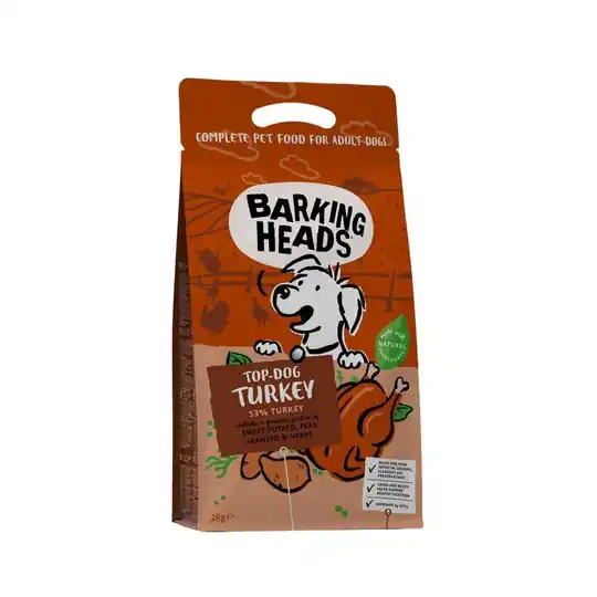 Barking Heads Top Dog Turkey (2 kg) Populär