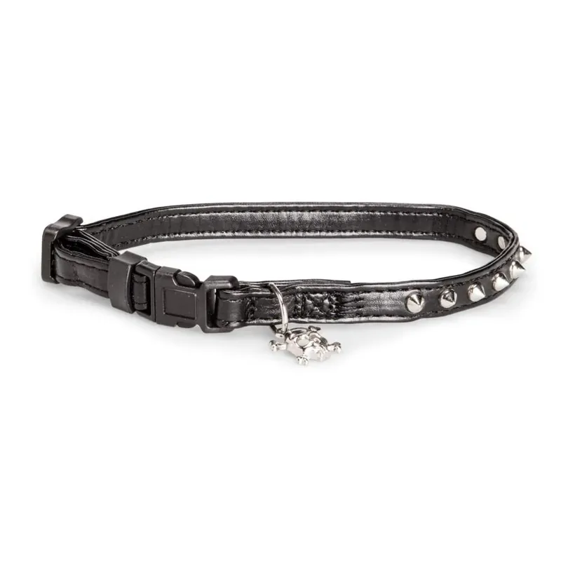 Snabb leverans Basic Cat Rebel Halsband Svart