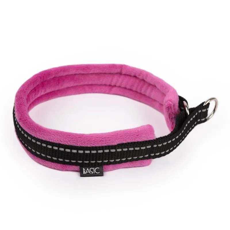 Erbjudandepris Basic Cosy Halsband Halvstryp Rosa (XXS)