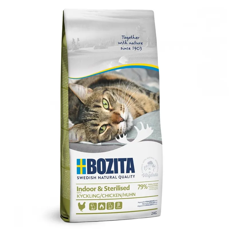 Snabb leverans Bozita Indoor & Sterilised Chicken (2 kg)