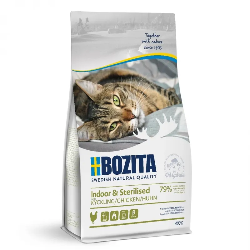Begränsad tid Bozita Indoor & Sterilised Chicken (400 g)