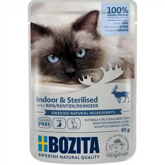 Billigare Bozita Indoor & Sterilised Ren i Sås 85 g