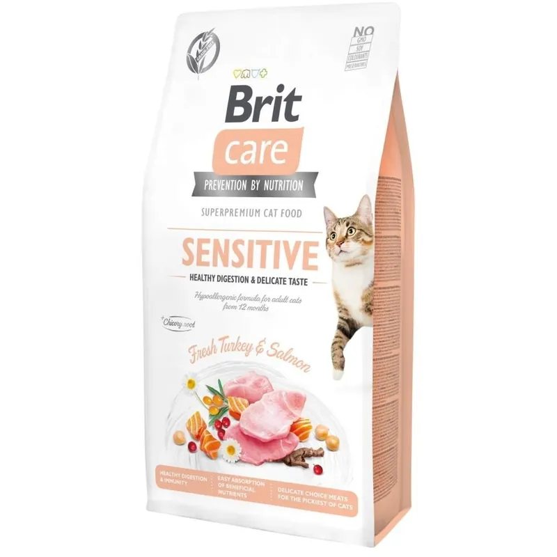 Begränsat antal Brit Care Cat Grain Free Sensitive Healthy Digestion & Delicate Taste (7 kg)