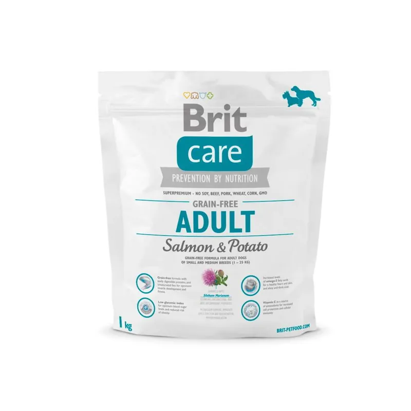 Utförsäljning Brit Care Grain-Free Adult Salmon & Potato (1 kg)
