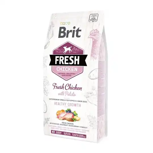 Brit Fresh Chicken with Potato Puppy Healthy Growth (12 kg) Populärt val