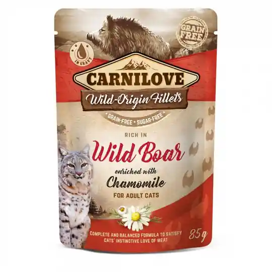 Lågt pris Carnilove Cat Adult Wild Boar & Chamomile 85 g