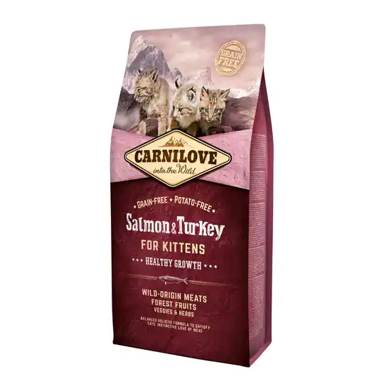 Carnilove Cat Kitten Lax & Kalkon (2 kg) Rea