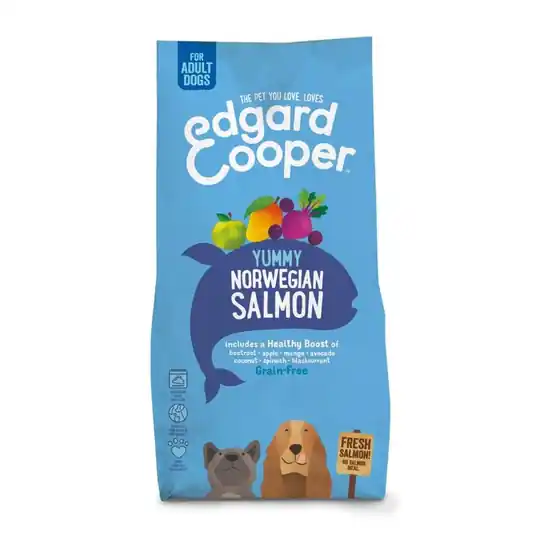 Edgard & Cooper Dog Adult Grain-Free Lax (12 kg) Nedsatt pris