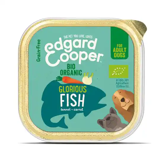 Trygg betalning Edgard & Cooper Dog Ekologisk Fisk 100 g