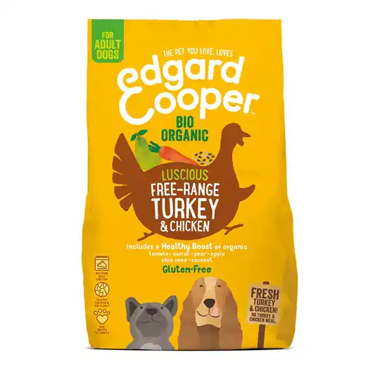 Rea Edgard & Cooper Dog Ekologisk Kalkon & Kyckling (2,5 kg)