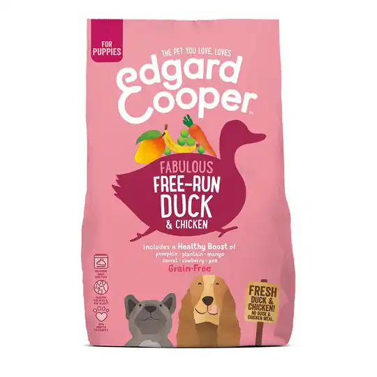 Edgard & Cooper Dog Grain Free Puppy Anka & Kyckling (2,5 kg) Endast idag