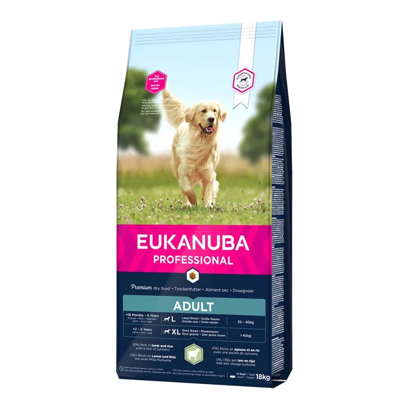 Eukanuba Dog Breeder Adult Large Breed Lamb & Rice 18 kg Kundfavorit